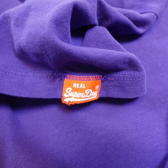 Superdry The Orange Label Tee Co. Men Small Logo T-Shirt Purple Green (Set of 2) - Picture 6 of 12
